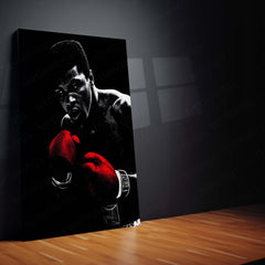 Muhammad Ali Metal Frame | The Greatest Boxing Wall Art | Iconic Sports Metal Poster 01