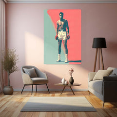 Muhammad Ali Metal Frame | The Greatest Boxing Wall Art | Iconic Sports Metal Poster 03