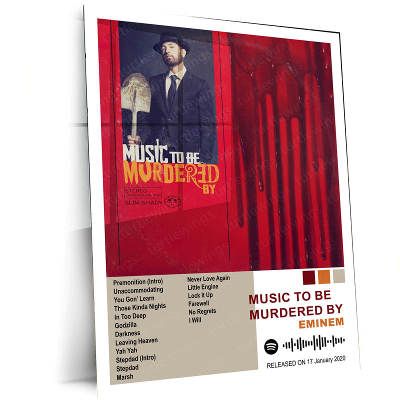 Eminem – Complete Album Collection | Set of 11 | Set of 8 | Set of 4 | Premium Metal Poster