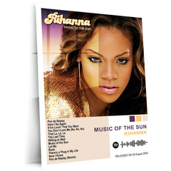 Rihanna – Complete Album Collection | Set of 11 | Set of 8 | Set of 4 | Premium Metal Poster Set