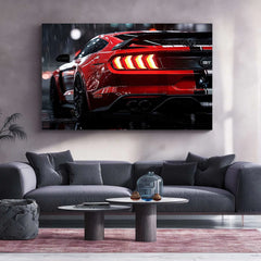 Mustang Shelby GT500 Neon LED Metal Frame â Iconic Muscle Car Wall Art 1 - TURTLEWINGS 