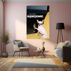 Quote Metal Poster | My Superpower Metal Frame | No One Is Me Quote Wall Art | Fun & Confident Metal Poster