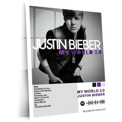 Justin Bieber – Complete Album Collection | Set of 11 | Set of 8 | Set of 4 | Premium Metal Poster Set