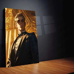 Nanami Kento Metal Poster – Jujutsu Kaisen Anime Wall Art | Stylish Suit Aesthetic Decor - TURTLEWINGS 