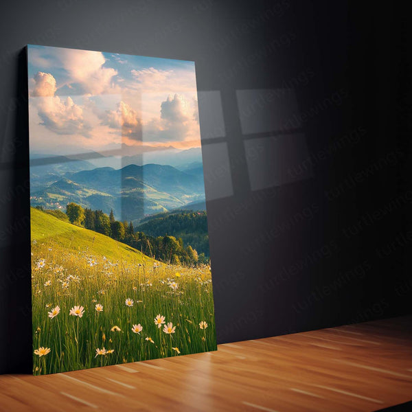 Nature Art Metal Frame | Scenic Landscape Wall Decor 04 - TURTLEWINGS 