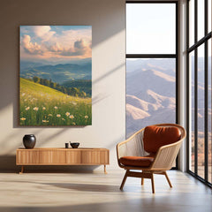 Nature Art Metal Frame | Scenic Landscape Wall Decor 04 - TURTLEWINGS 