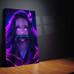 Anime Metal Poster | Nezuko Kamado Demon Slayer Metal Poster – Stunning Anime Art - TURTLEWINGS 