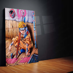 Anime Metal Poster | Naruto Uzumaki – The Ninja Way Artwork | Classic Anime Metal Frame Poster