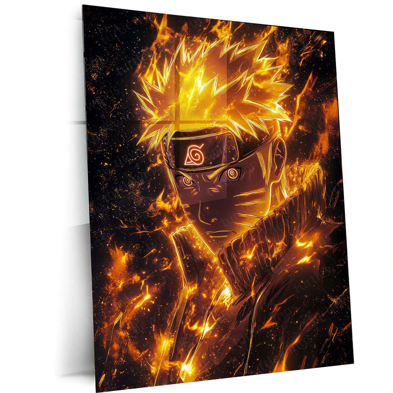 Anime Metal Poster | Naruto Metal Poster – The Ultimate Ninja Warrior’s Legacy - TURTLEWINGS 