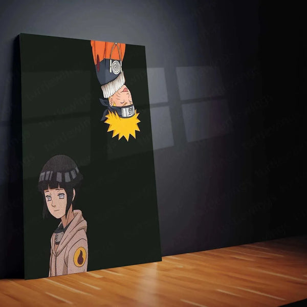 Naruto x Hinata Metal Poster – Eternal Love Anime Wall Art - TURTLEWINGS 