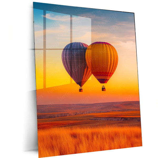 Nature Art Metal Frame | Scenic Landscape Wall Decor - TURTLEWINGS 