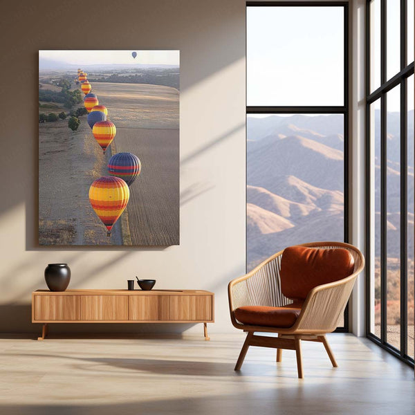 Nature Art Metal Frame | Scenic Landscape Wall Decor 01 - TURTLEWINGS 