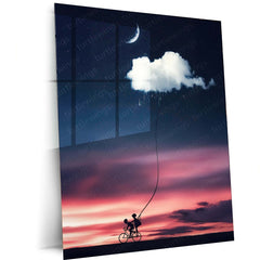 Nature Art Metal Frame | Scenic Landscape Wall Decor 02 - TURTLEWINGS 