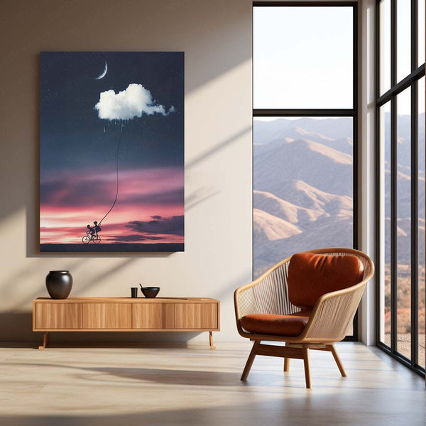 Nature Art Metal Frame | Scenic Landscape Wall Decor 02 - TURTLEWINGS 