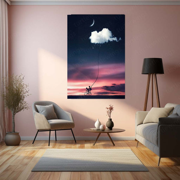 Nature Art Metal Frame | Scenic Landscape Wall Decor 02 - TURTLEWINGS 