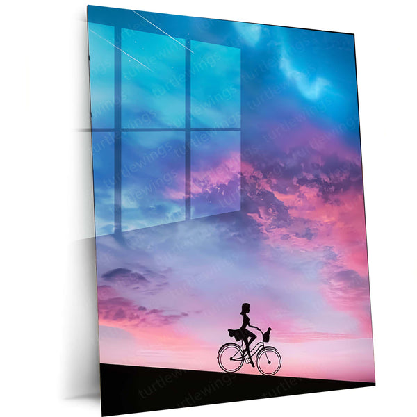 Nature Art Metal Frame | Scenic Landscape Wall Decor 03 - TURTLEWINGS 
