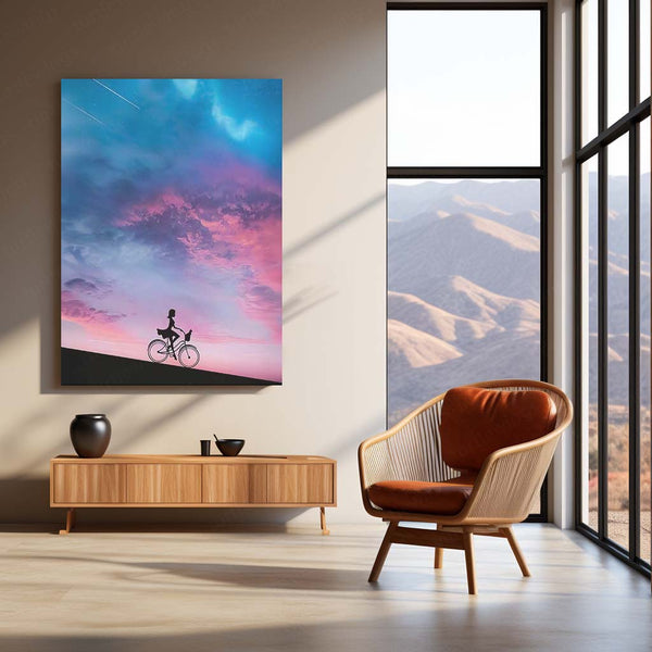 Nature Art Metal Frame | Scenic Landscape Wall Decor 03 - TURTLEWINGS 