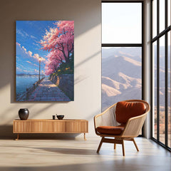 Nature Art Metal Frame | Scenic Landscape Wall Decor 07 - TURTLEWINGS 