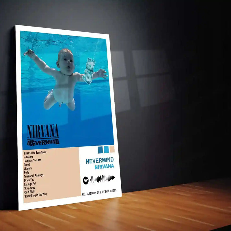 Nirvana Complete Collection | Set of 11 | Set of 4 | Set of 8| Album Posters Metal Frames Grunge Legacy. Iconic Albums. Timeless Wall Statement. - TURTLEWINGS 