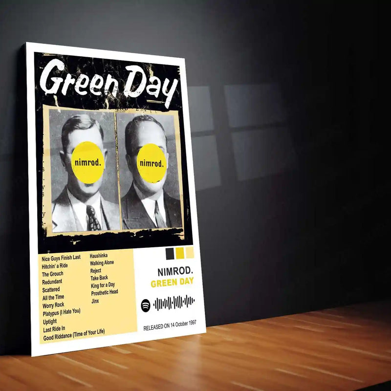 Green Day – Complete Album Collection | Set of 11 | Set of 8 | Set of 4 | Premium Metal Poster - TURTLEWINGS 