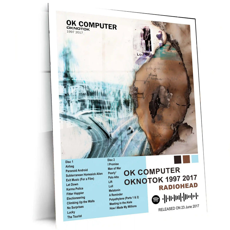 Radiohead Complete Collection | Set of 11 | Set of 8 | Set of 4 | Album Posters Metal Frames Alternative Evolution. Experimental Sound. Modern Art in Music. - TURTLEWINGS 