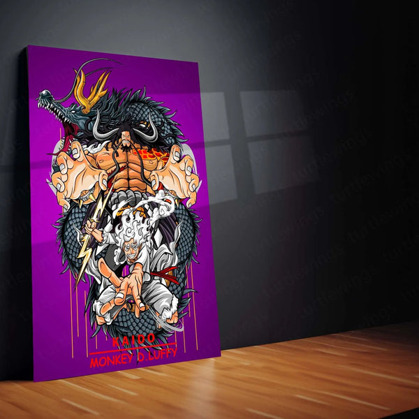 Anime Metal Poster | One Piece Metal Poster | Straw Hat Pirates Wall Art | Epic Anime Adventure Decor