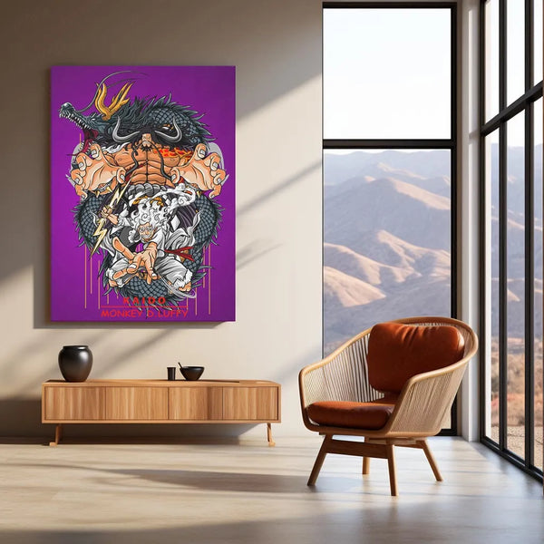 Anime Metal Poster | One Piece Metal Poster | Straw Hat Pirates Wall Art | Epic Anime Adventure Decor