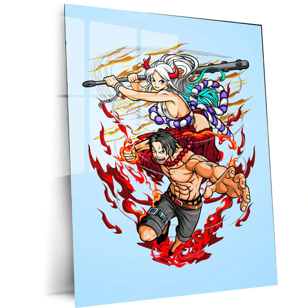 Anime Metal Poster | One Piece Metal Poster | Straw Hat Pirates Wall Art | Epic Anime Adventure Decor 03