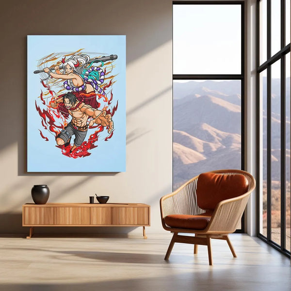 Anime Metal Poster | One Piece Metal Poster | Straw Hat Pirates Wall Art | Epic Anime Adventure Decor 03