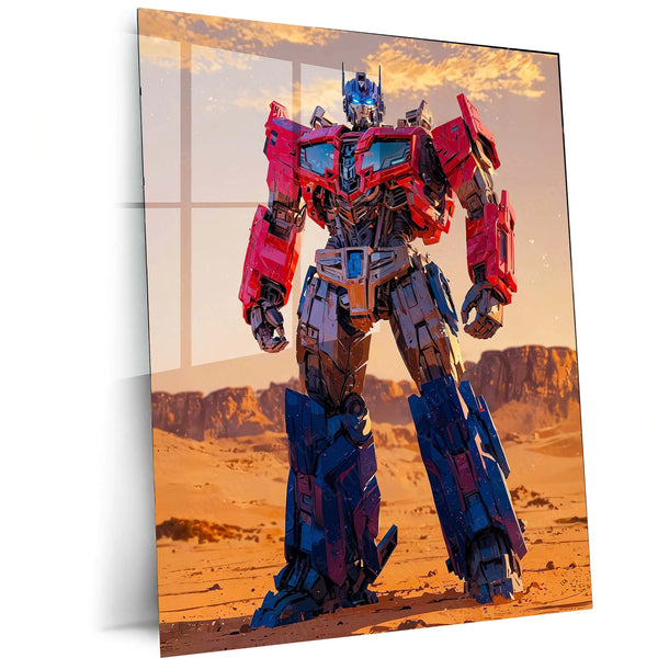 Optimus Prime Transformer Metal Poster – Epic Wall Art - TURTLEWINGS 