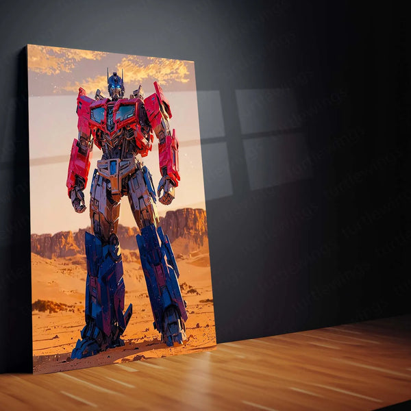 Optimus Prime Transformer Metal Poster – Epic Wall Art - TURTLEWINGS 