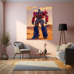 Optimus Prime Transformer Metal Poster – Epic Wall Art - TURTLEWINGS 
