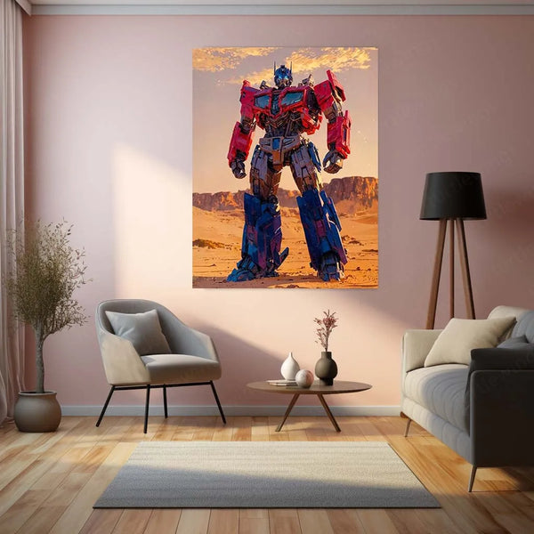 Optimus Prime Transformer Metal Poster – Epic Wall Art - TURTLEWINGS 