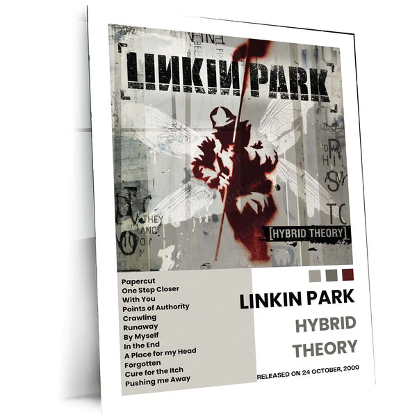 Linkin Park Metal Poster Collection – 11 Iconic Albums | Premium Music Wall Art | Buy Single, Set of 8, or Complete Set of 11 - TURTLEWINGS 