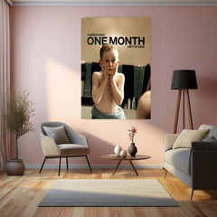 Quote Metal Poster | Macaulay Culkin – One Month Left Metal Frame Deadline Awareness & Time-Pressure Reality Quote Wall Art | End-of-Year Wake-Up Call Metal Poster