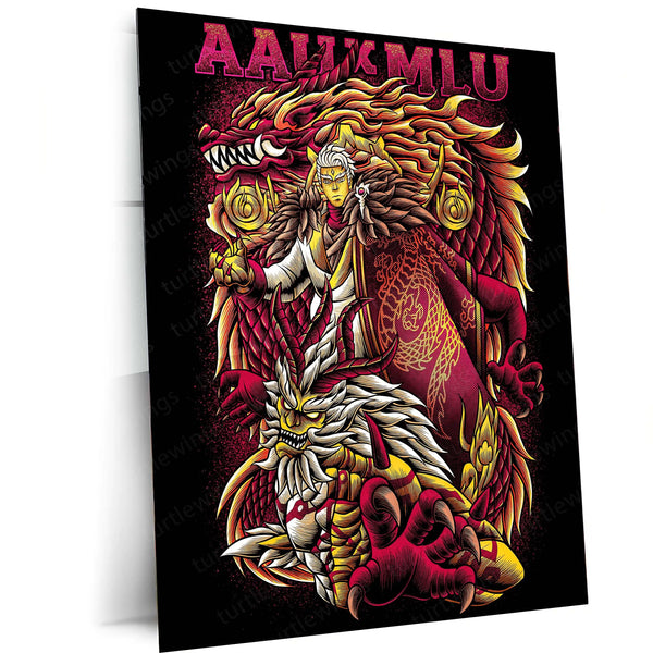 One Piece – Straw Hat Pirates Metal Poster | Anime Wall Frame Décor