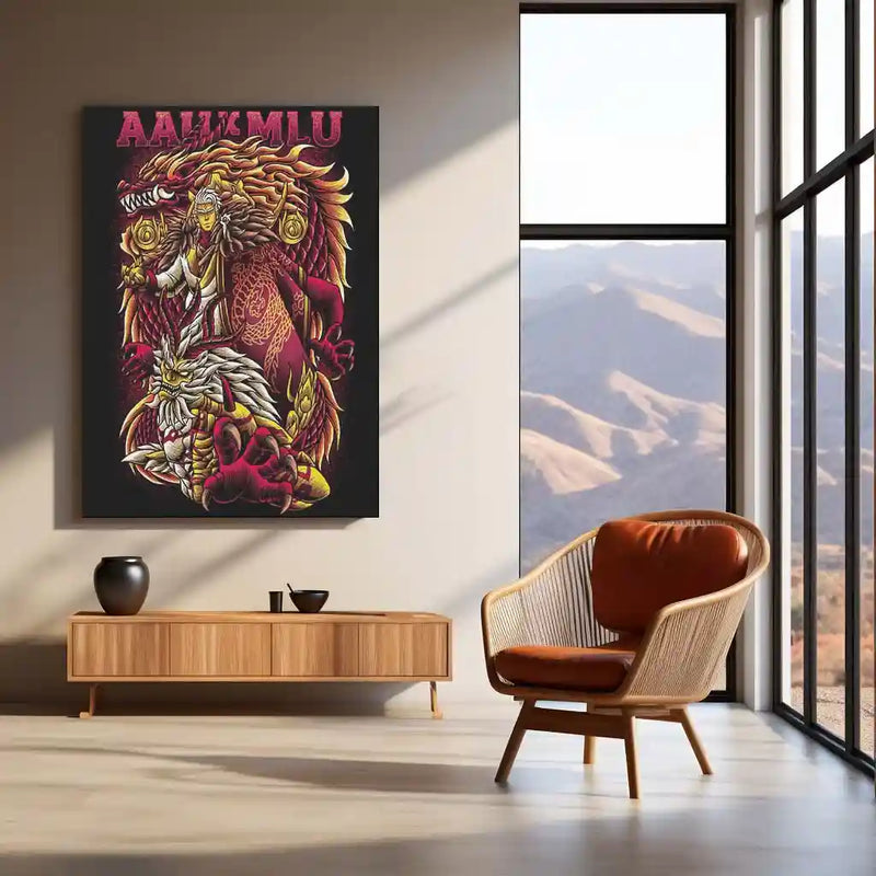 One Piece – Straw Hat Pirates Metal Poster | Anime Wall Frame Décor