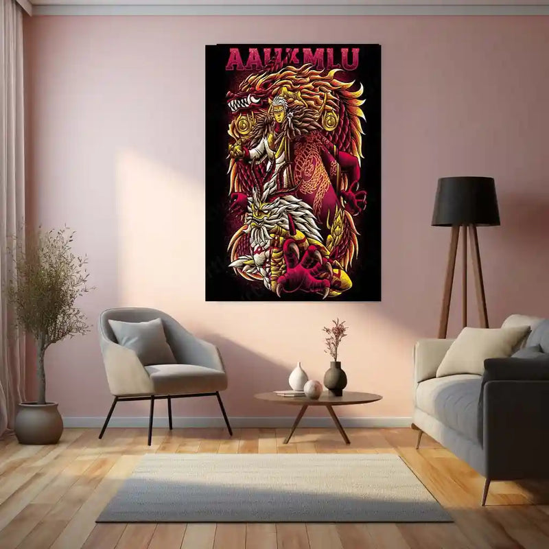 One Piece – Straw Hat Pirates Metal Poster | Anime Wall Frame Décor