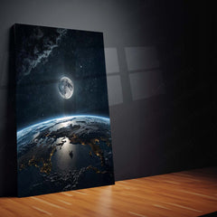 Outer Space Metal Frame | Galaxy Universe Wall Art | TurtleWings Sci-Fi Decor - TURTLEWINGS 