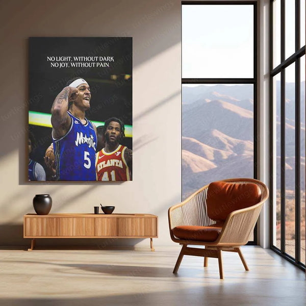 Paolo Banchero Quote Metal Poster – Motivational Basketball Wall Art | Athlete Mindset Decor - TURTLEWINGS 