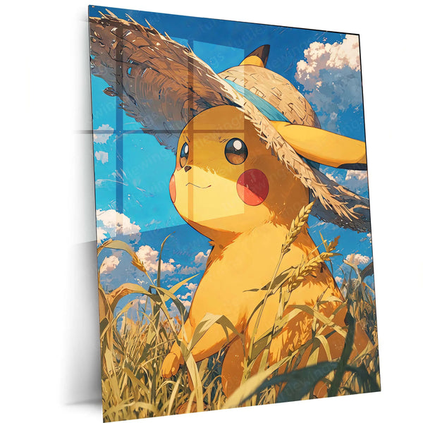 Anime Metal Poster | Pikachu Pokemon Metal Poster – Electrify Your Space
