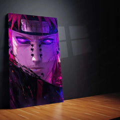 Pain Metal Poster | Naruto Anime Wall Art | Akatsuki Six Paths of Pain Decor - TURTLEWINGS 
