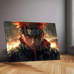 Anime Metal Poster | Naruto Kurama Mode Metal Poster | Powerful Anime Wall Art | Metal Poster 01