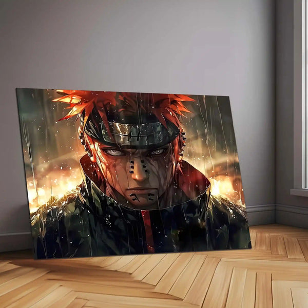 Anime Metal Poster | Naruto Kurama Mode Metal Poster | Powerful Anime Wall Art | Metal Poster 01