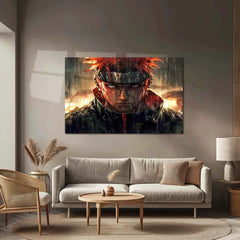 Anime Metal Poster | Naruto Kurama Mode Metal Poster | Powerful Anime Wall Art | Metal Poster 01