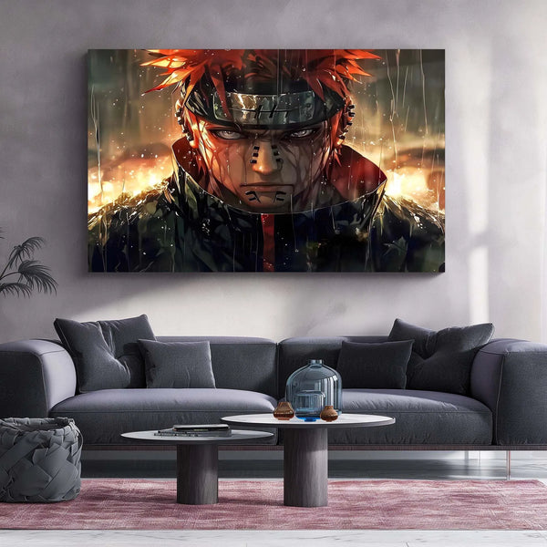 Anime Metal Poster | Naruto Kurama Mode Metal Poster | Powerful Anime Wall Art | Metal Poster 01