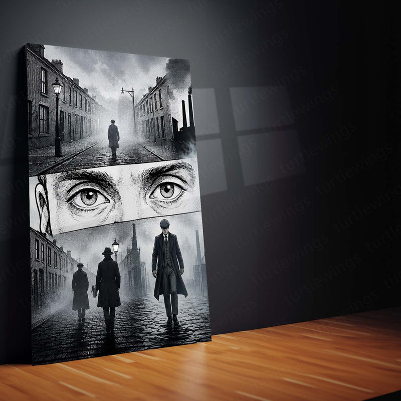 Movies & Series Metal Poster Set of 3 | Peaky Blinders | Thomas Shelby Vintage Gangster Triptych Wall Art – product image 3