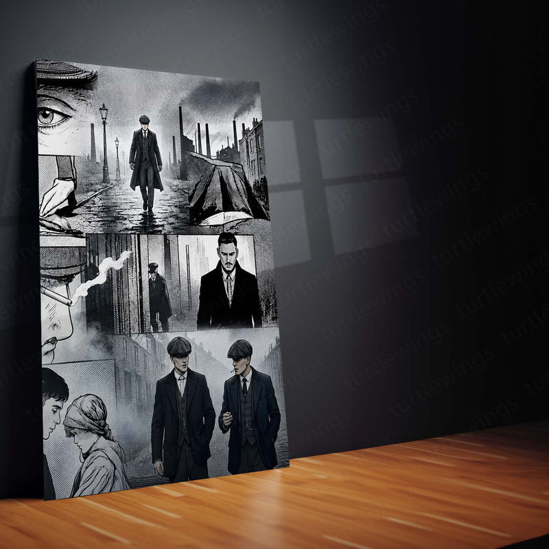 Movies & Series Metal Poster Set of 3 | Peaky Blinders | Thomas Shelby Vintage Gangster Triptych Wall Art – product image 5