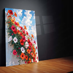 Petunia Bloom – Colorful Garden Art Metal Poster | Floral Wall Frame