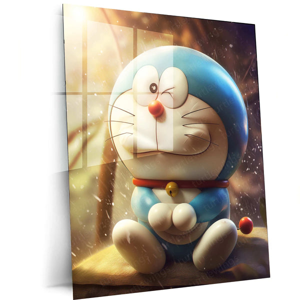 Doraemon – The Future Robot Cat Metal Poster - TURTLEWINGS 